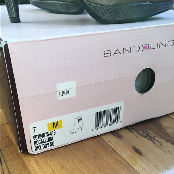 BANDOLINO BDCALLUNA Suede Heeled Booties 7 - Picture 9 of 10